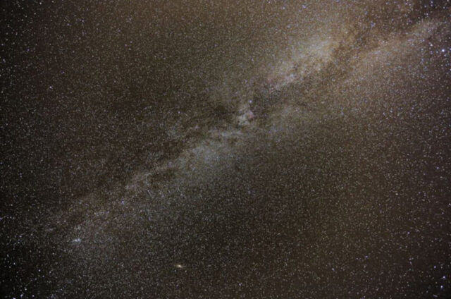 Milchstraße und Andromeda - Foto Jürgen Biedermann